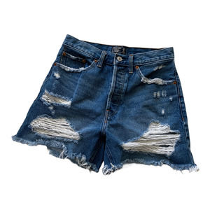 Abercrombie and Fitch high rise 4" shorts 25